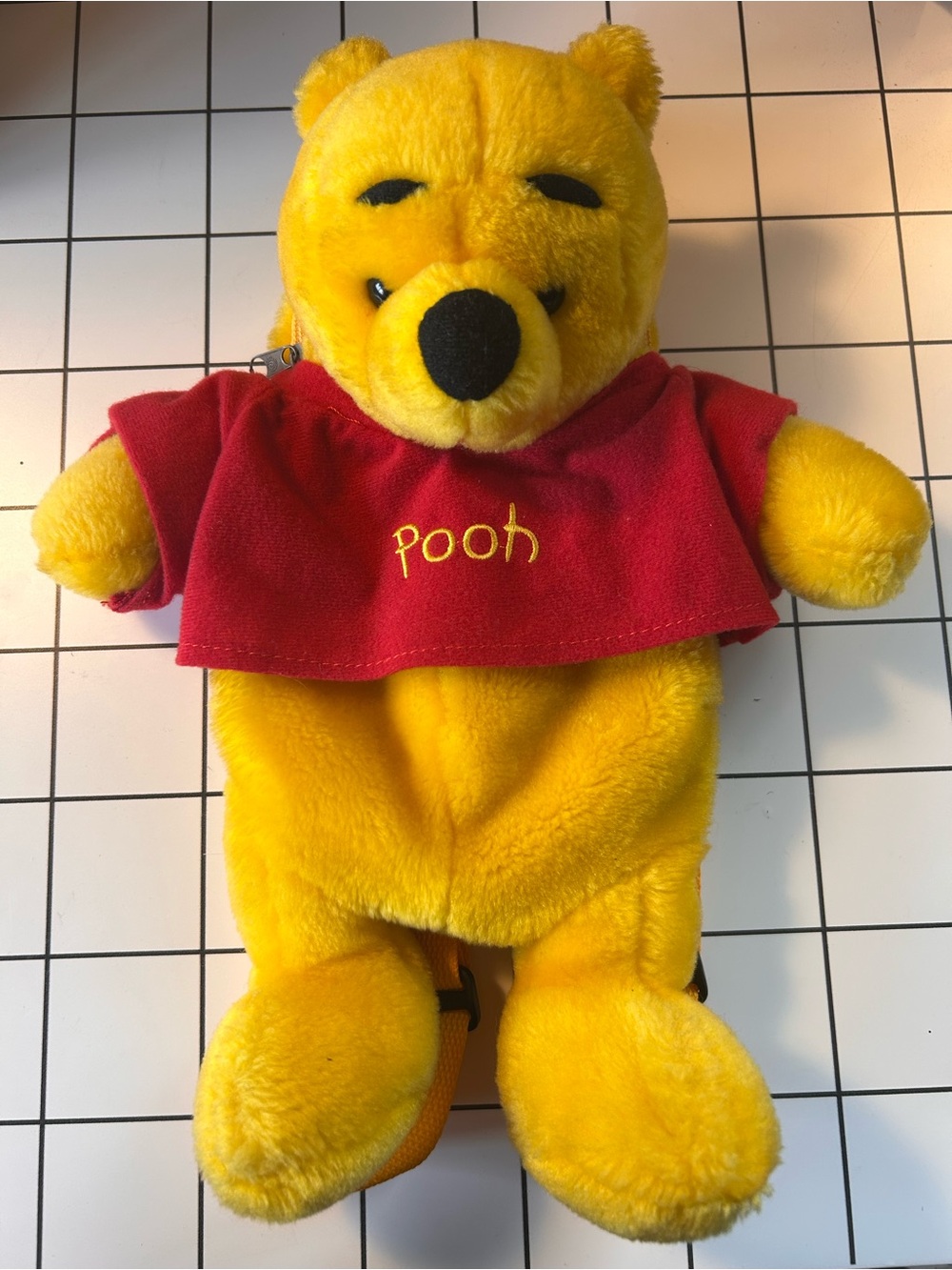 Vintage Winnie the Pooh Plush Backpack